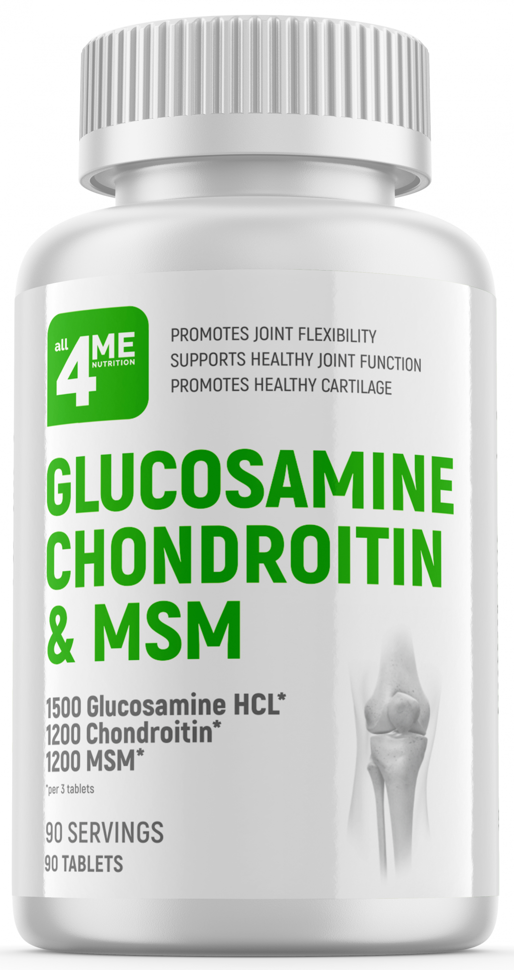 4Me Nutrition Glucosamine Chondroitin MSM, 90 таб.